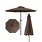 Fabric Outdoor Heavy Duty Market Umbrella with Crank Handle, 8 Sturdy Ribs, UV Protection